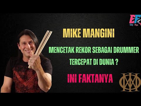 DRUMMER TERCEPAT DI DUNIA PADA MASANYA | PROFIL MIKE MANGINI