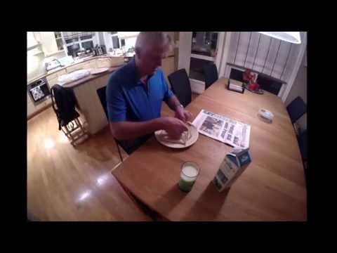 Møsbrømlefse. Tilberedning og spising