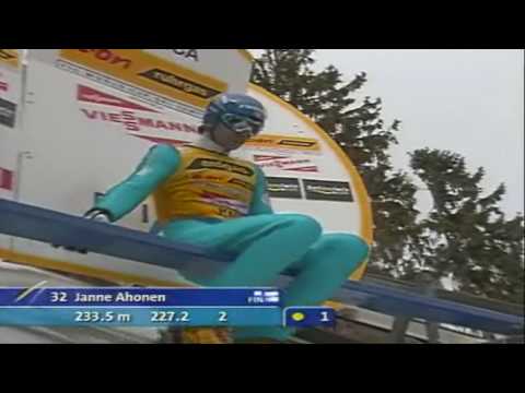 Janne Ahonen - 240m crash @ Planica 2005