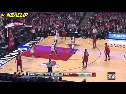 Corey Joseph Step Back Jumper on Taj Gibson | Raptors vs Bulls | 2015-16 NBA REGULAR SEASON