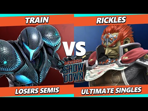 Scrims Showdown 76 Losers Semis - TRAIN (Dark Samus) Vs. Rickles (Ganondorf) Smash Ultimate - SSBU