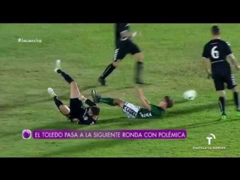 Gol con polémica en el C.D Toledo - Conquense