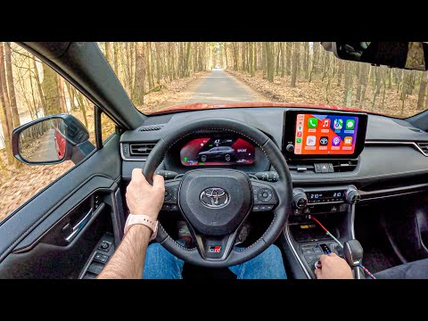 Toyota RAV4 GR Sport (2.5 Hybrid 306 hp) | POV Test Drive #2657 Joe Black