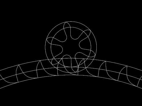 Paul Loatman - Gear tooth profile, running animation.