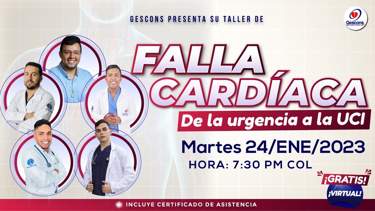 TALLER: FALLA CARDÍACA - De la Urgencia a la UCI  | GESCONS