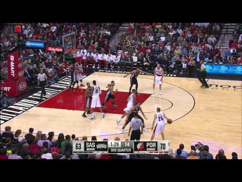 Steve Blake Highlights Spurs vs. Blazers 12.15.2014 - 2 Points, 3 Assists