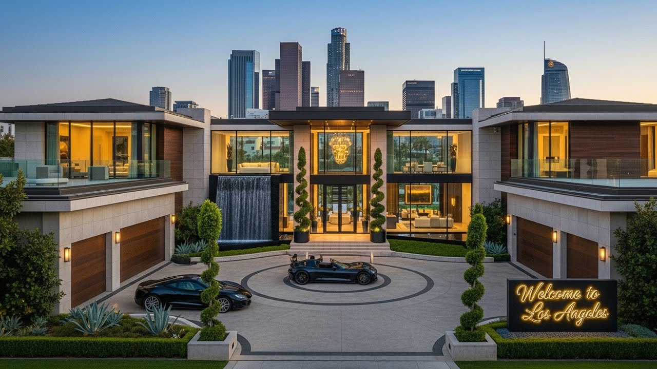 Luxury Overload: Touring a $45 M Los Angeles Modern Mansion
