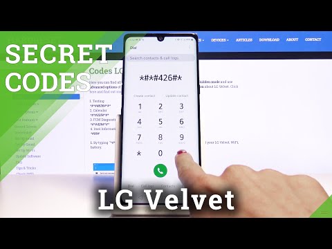 Secret Codes for LG Velvet – Testing Mode / IMEI Number / Calendar Storage