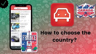 How to choose the country on Trovit Cars