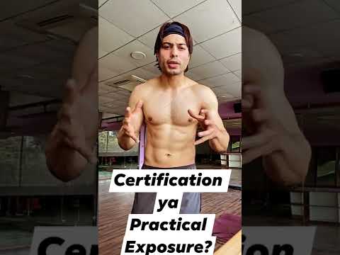 What to do for becoming a good Gym Trainer in India ? Certification or Practical ? #gymtrainer #gym