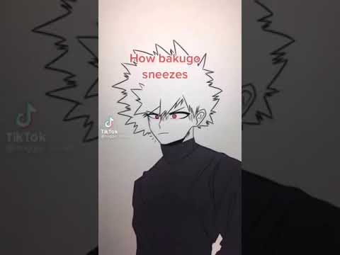 How bakugo sneeze | My Hero Academia