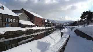 preview picture of video '雪の小樽市内　Snow of Otaru, Hokkaido'