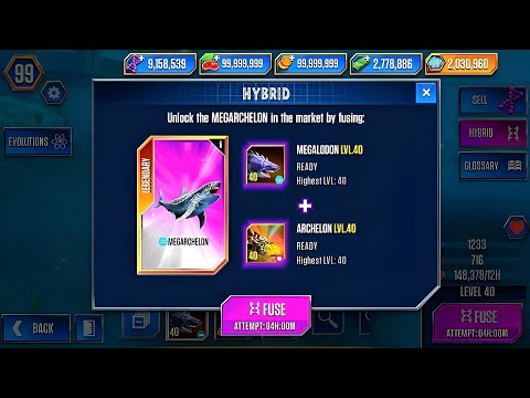 MEGALODON VS MEGARCHELON VS ARCHELON IS READY TO UNLOCKED | JURASSIC WORLD THE GAME