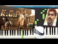 KGF BGM Keyboard Notes (piano cover) | Ravi Basrur | Yash | Prashanth Neel