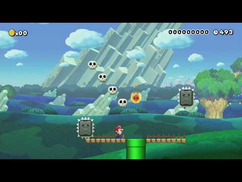 Mario Bumps into Bowsers Lair by Sambo Dad - Super Mario Maker - No Commentary 1bk