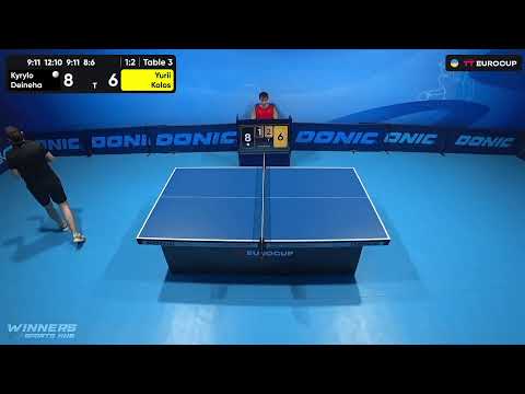 10:45 Kyrylo Deineha - Yurii Kolos 16.07.2023 TT Euro.Cup Ukraine Professional. TABLE 3