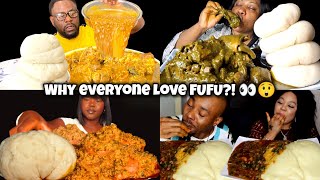 Download lagu Why Everyone Loves FUFU! 👀🍲 | Nigerian Soup & FUFU ASMR MUKBANG 🇳🇬 | Sticky, Soft & Delicious 🤯 mp3