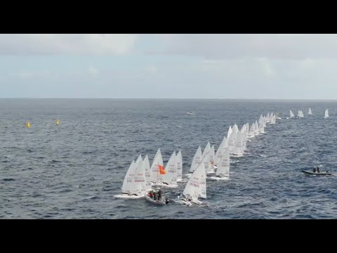 España arranca a toda vela el Mundial sub-21 de ILCA en Marina Rubicón