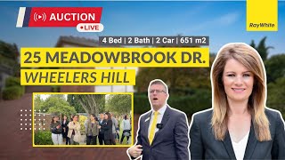 Live Auction @ 25 Meadowbrook Drive, Wheelers Hill