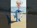 CANCIÓN TRALALERO TRALALA VS BAILARINA CAPUCHINA EN LA PLAYA / ANIMACIÓN JUGUETES DE MEMES BRAINROT