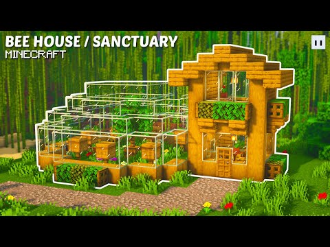 Minecraft : How to Build a Bee Sanctuary/House | Small & Simple