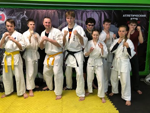 Hardcore karate dojo. Тренировки.