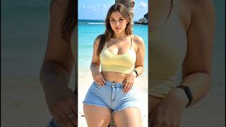 Yellow Top + Denim Shorts: #shorts #danitzelbelle #ootd #USAFashion #StreetStyleUSA