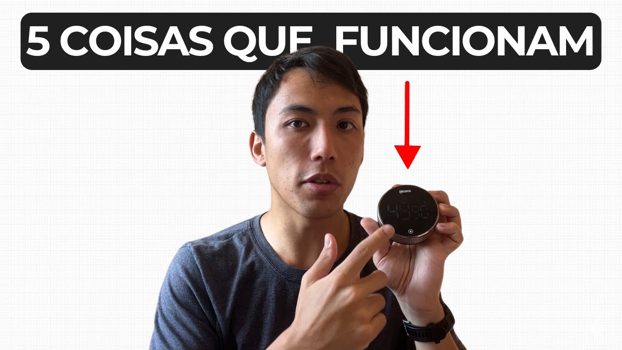 Eu também não conseguia focar e me concentrar. Até aprender isso