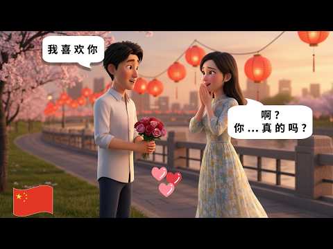Learn Chinese: 12 Love & Dating Conversations (HSK 3 Listening Practice)