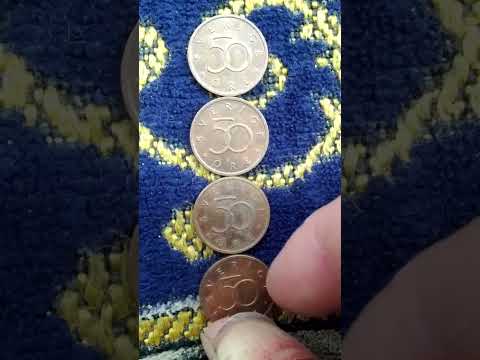 Lots of Sweden 50 Cent 2003(AH 1425) Obsolete Coins-01 Video