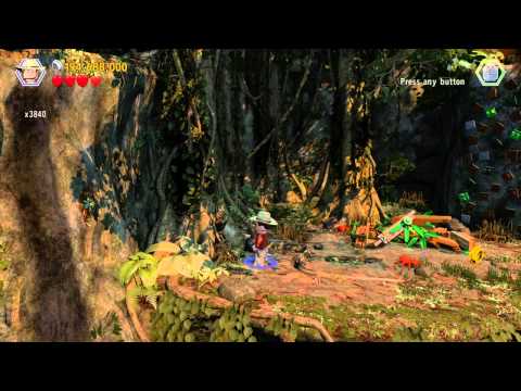 LEGO Jurassic World // Level 14: Eric Kirby FREE PLAY Walkthrough (ALL COLLECTIBLES) (Part 2 of 2)