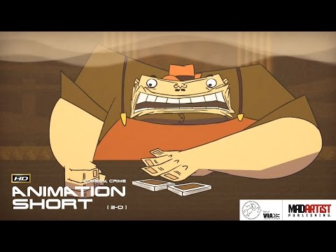 2D Animated Short Film "DRAW POKER" Funny Animation by The Animation Workshop
