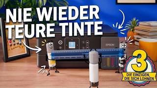 Nie wieder teure Tinte !!! Die 3 EINZIGEN Drucker, die sich lohnen !!!