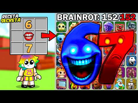 I DID ALL THE BRAINROTS FUSIONS in Roblox #2 (Craft to Brainrot)