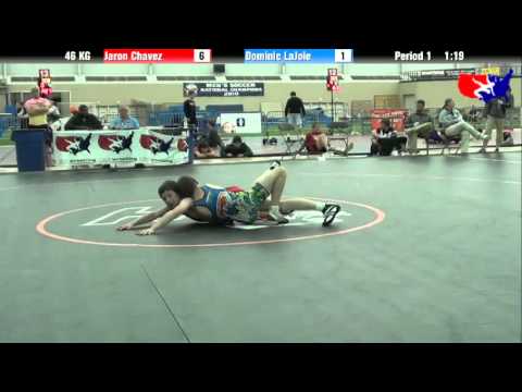 Jaron Chavez vs. Dominic LaJoie at 2013 ASICS FILA Cadet Nationals - GR