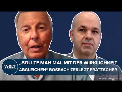 MARCEL FRATZSCHER: "Politisch motiviert" CDU-Urgestein Wolfgang Bosbach zerlegt DIW-Präsident