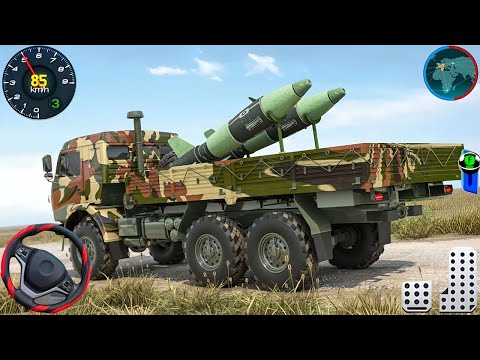 US Offroad Army Truck Driving 3D 2025 - Army Truck Driving Cargo Games - Andriod Gameplay