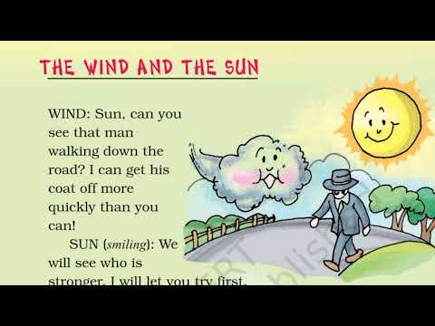 The Wind and The Sun । Learn English by Short Story। Story xyz English।