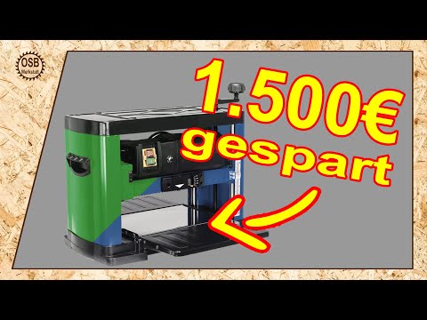 Geheimtipp !? Günstiger und besser? Dickenhobel Metabo vs Makita vs Triton vs Scheppach