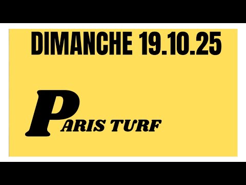 PRONOSTIC QUINTÉ PMU ANALYSE PARIS TURF DU DIMANCHE 19.10.25#explore#france#