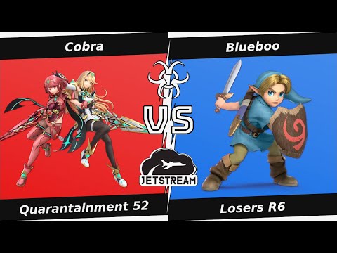 Quarantainment 52 Losers R6 - Cobra (Pyra) Vs. Blueboo (Young Link) Smash Ultimate - SSBU