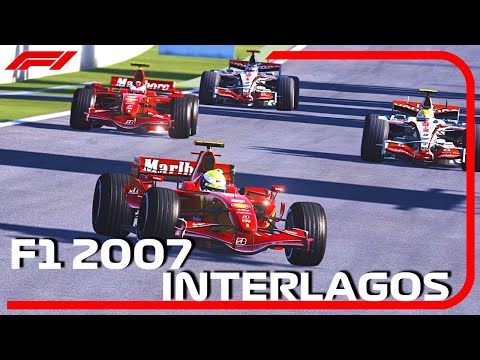 Ferrari F1 2007 vs Mclaren F1 2007 - Interlagos GP