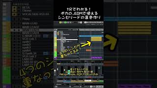 - 【DTM】1分でわかるボカロ・EDMに使えるシンセリードの音色作り!#ボーカロイド #ボカロオリジナル曲 #edm #dtm