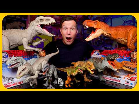 Indominus Rex vs Tyrannosaurus Rex Toys | Which Team Are You?