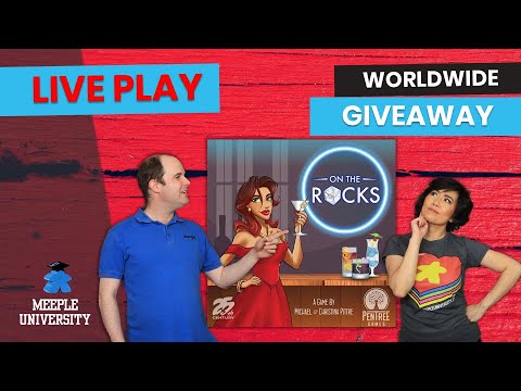 On The Rocks Board Game -  LIVE Playthrough & Worldwide Giveaway