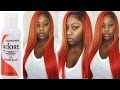 Dying My Hair Orange W Bleach Ali Moda Peruvian Water Wave Part 2 2