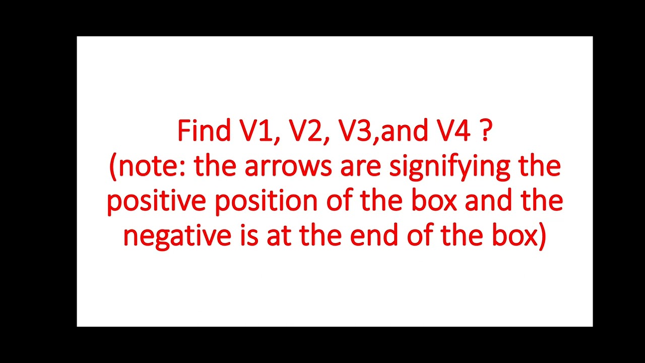 Find V1, V2, V3,and V4 ? (Solution) Electronic (JEE)