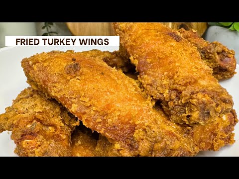 Crispy Fried Turkey Wings | How to Cook Turkey Wings