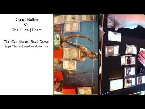 Ogar | Playing Boltyn vs The Dude | Playing Prism | Flesh and Blood Gameplay | Cardboard Beat Down