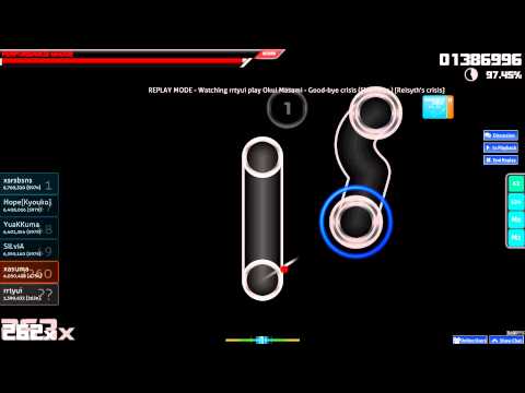 Osu! - Okui Masami - Good Bye Crisis (Short Ver.([Reisyth's Crisis][HDDT][by rrtyui]